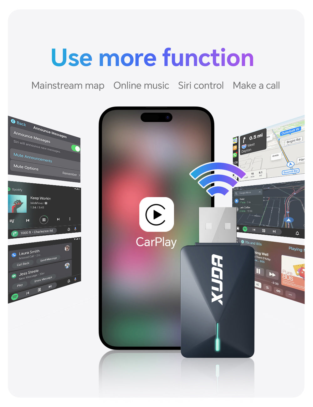 adapter Apple carplay + Android Auto Wireless